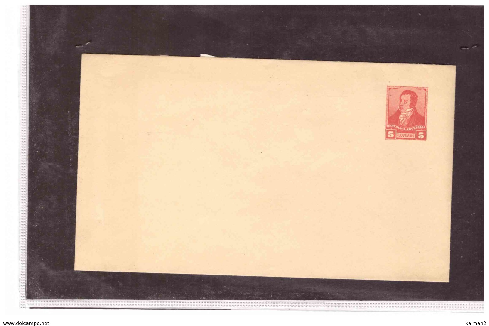 TEM4649  -    ARGENTINA - INTERO POSTALE 5 CENT.  NUOVO - Interi Postali