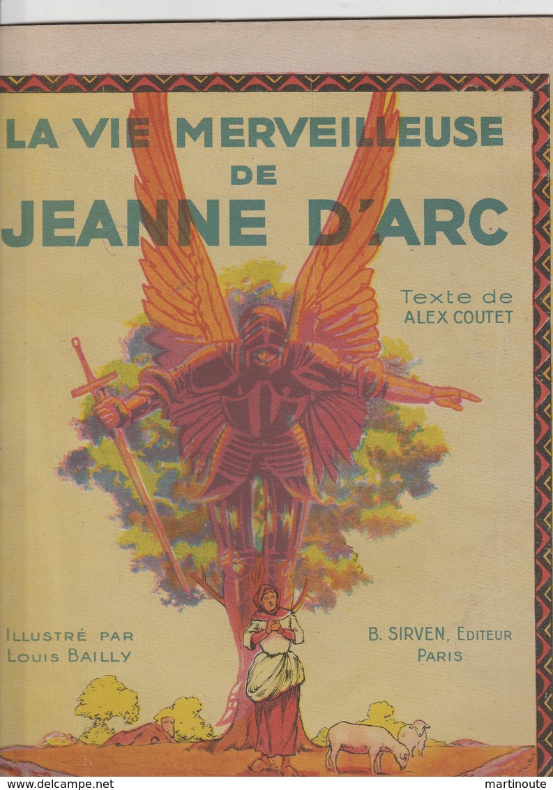 - Très Beau Livre De 10 Pages Sur Jeanne D'ARC, Bon état,très Bien Illustré Par BAILLY, 32cm X 24cm. - Autres & Non Classés