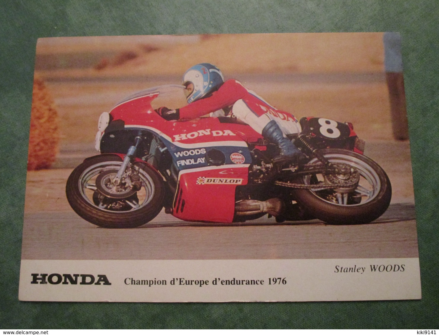 HONDA - Champion D'Europe D'endurance 1976 - Stanley WOODS - Motociclismo