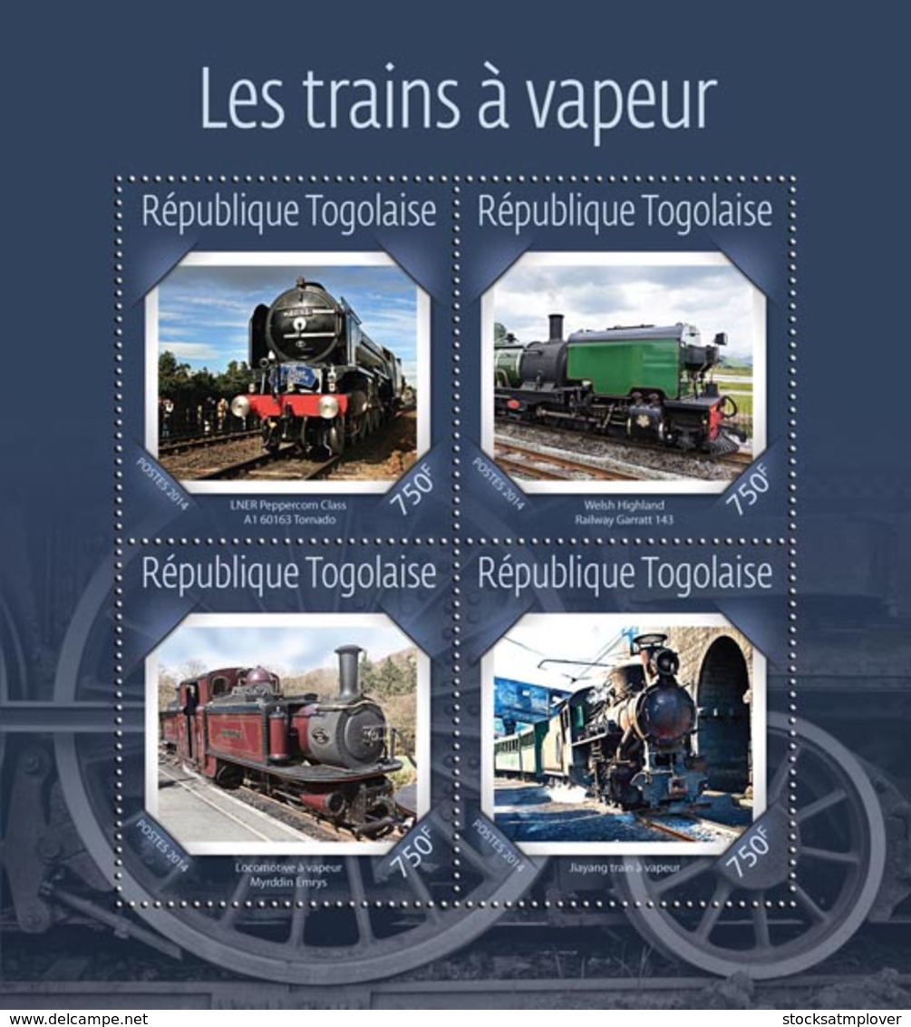 Togo  2014 Steam Trains - Togo (1960-...)