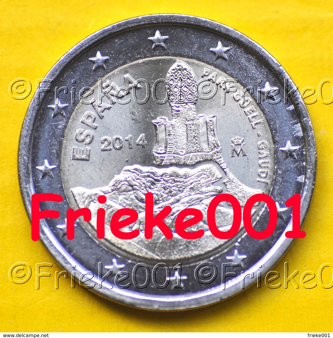 Spanje - Espagne - 2 Euro 2014 Comm.(Gaudi) - Espagne