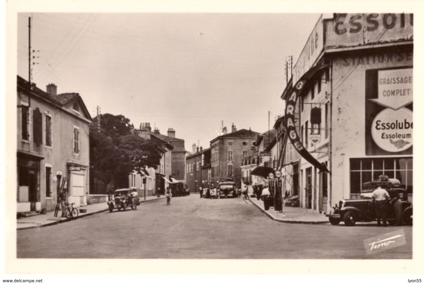 Bourg Rue Bourmayer Dans Le Fond Hôtel De Bresse Et à Gauche Clinique Convert - Sonstige & Ohne Zuordnung