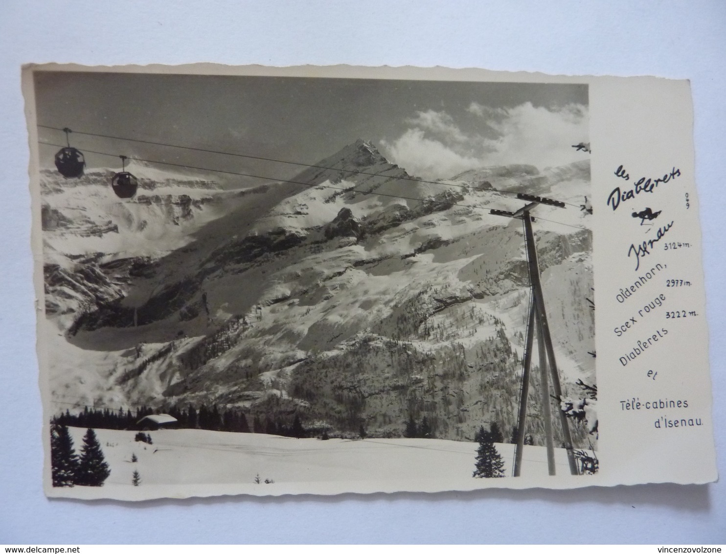 Cartolina Viaggiata "LES DIABLERETS Perle Des Alpes Vaudoises" Anni '50 - Altri & Non Classificati