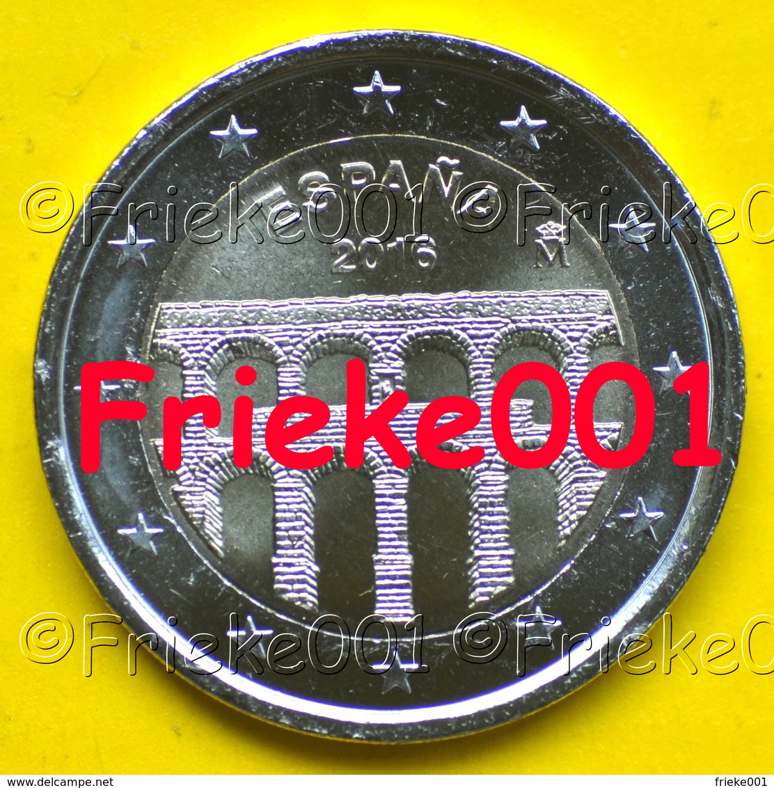 Spanje - Espagne - 2 Euro 2016 Comm.(Aquaduct) - Spain