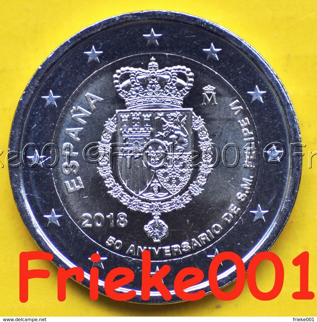 Spanje - Espagne - 2 Euro 2018 Comm.(Felipe) - Spain