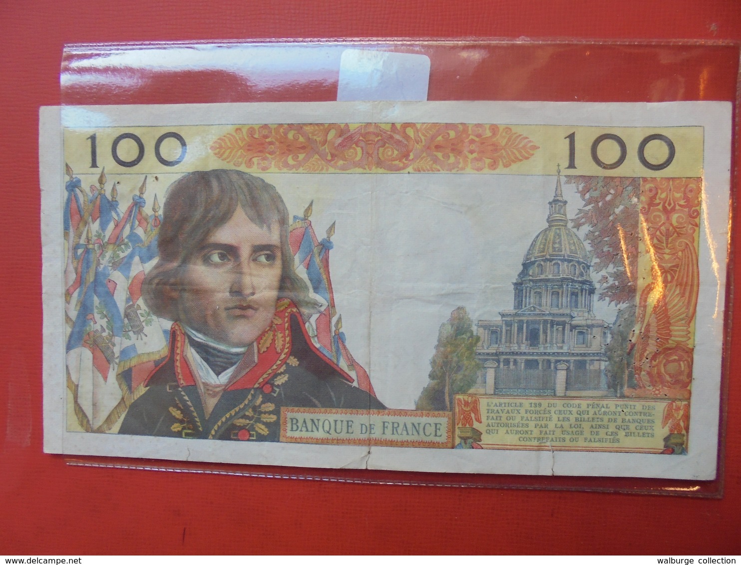 FRANCE 100 FRANCS 1960  CIRCULER (LEGERES BRISURES BORD INFERIEUR !) - 100 NF 1959-1964 ''Bonaparte''