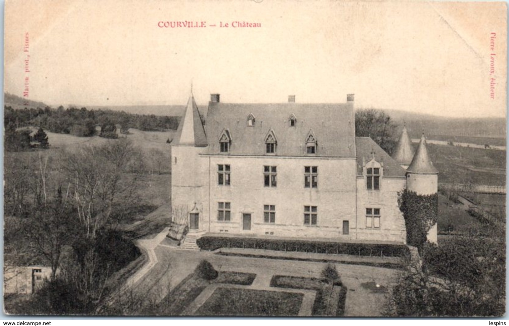 51 - COURVILLE --  Le Château - Autres & Non Classés