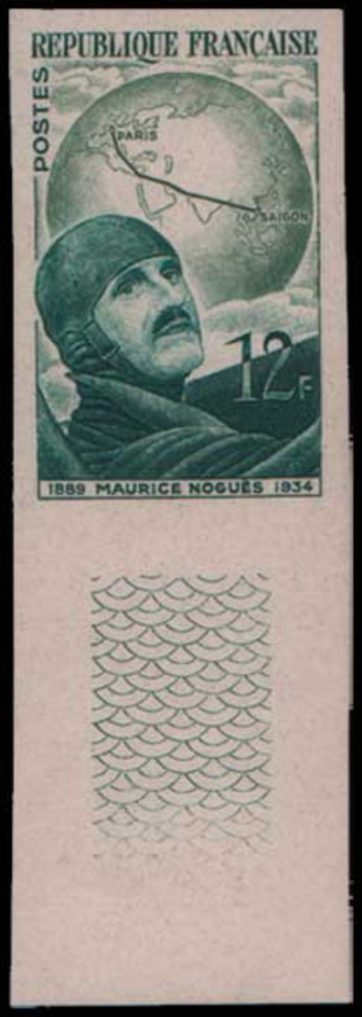 FRANCE Essais  907 Essai Bicolore En Vert, Bdf: Maurice Noguès, Aviateur - Sonstige & Ohne Zuordnung