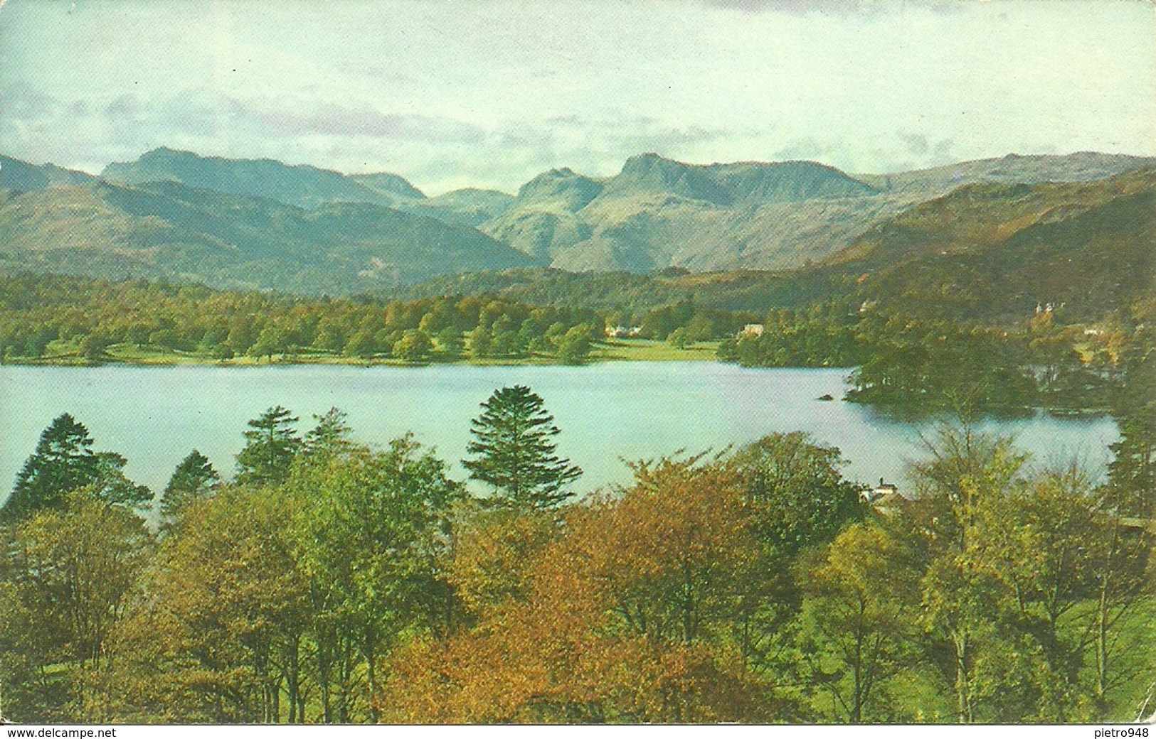 Head Of Windermere And Langdale Pikes (England, U.K.) Orrest Head And Windermere Lake - Altri & Non Classificati