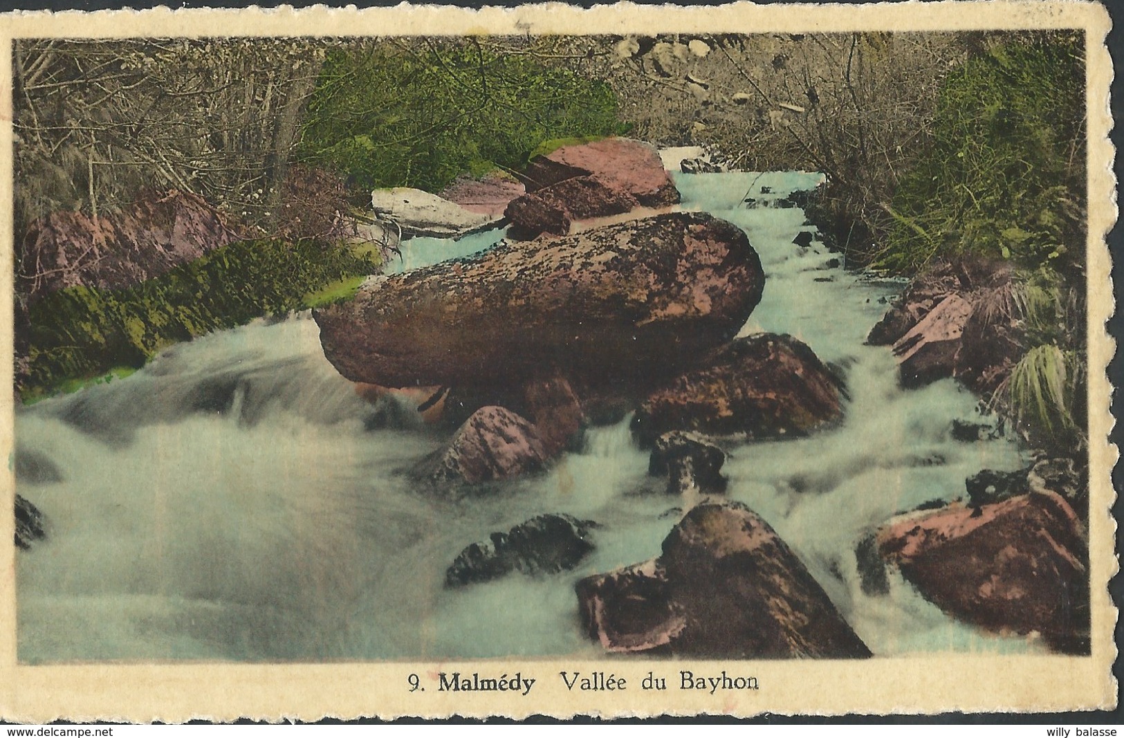 CPA Malmédy Vallée Du Bayhon En Couleur - Malmedy