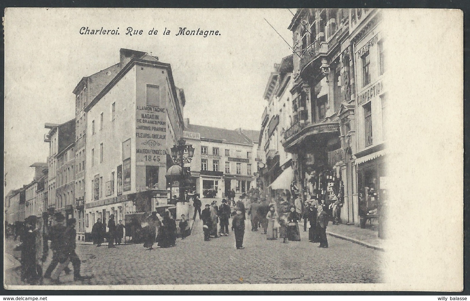 CPA Charleroi Rue De La Montagne - Charleroi