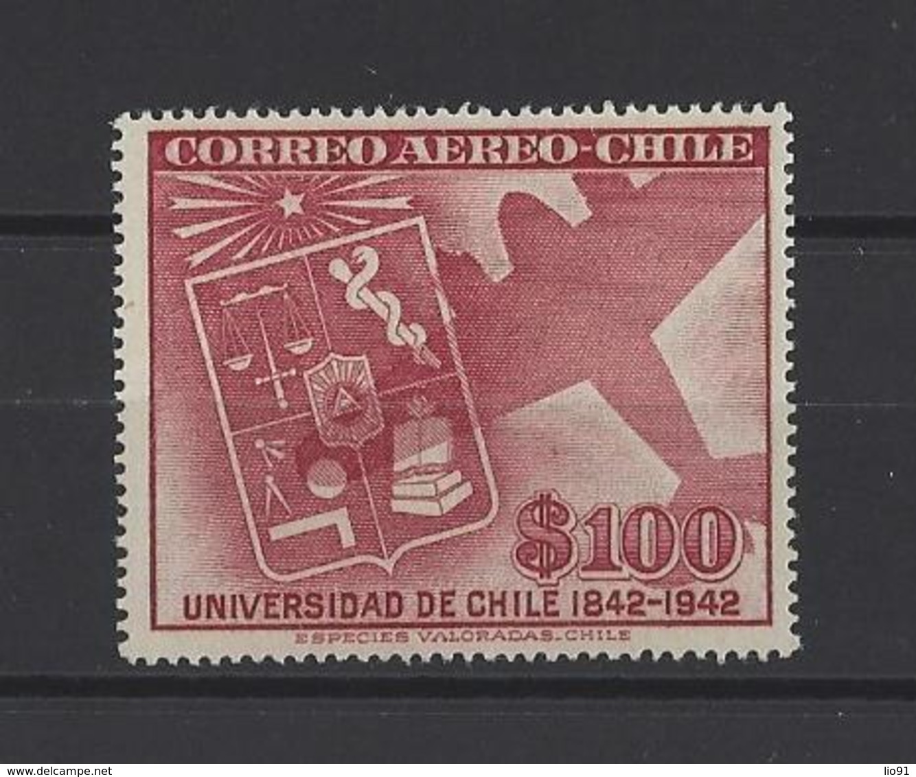 CHILI. YT  PA N° 68  Neuf *   1942 - Chili