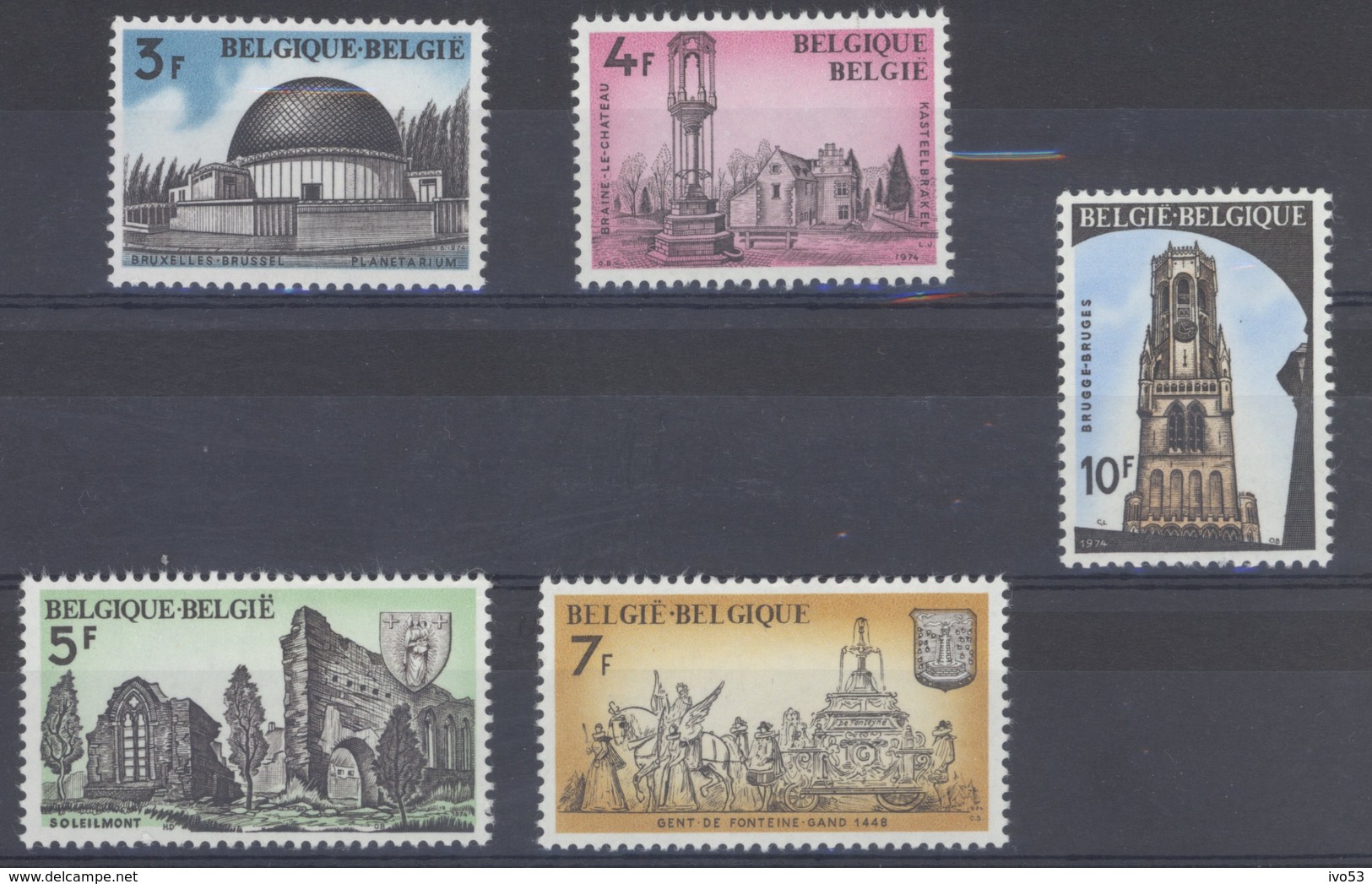 1974 Nr 1718-22** Postfris Zonder Scharnier.Historische Uitgifte II. - Neufs