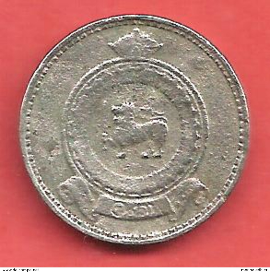 50 Cents , SRI LANKA , Cupro-Nickel , 1963 , N° KM # 132 - Sri Lanka