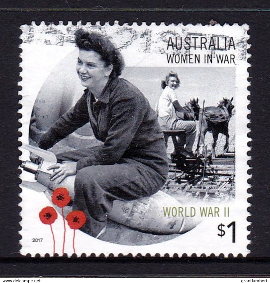 Australia 2017 Women In War $1 World War II Used - Used Stamps