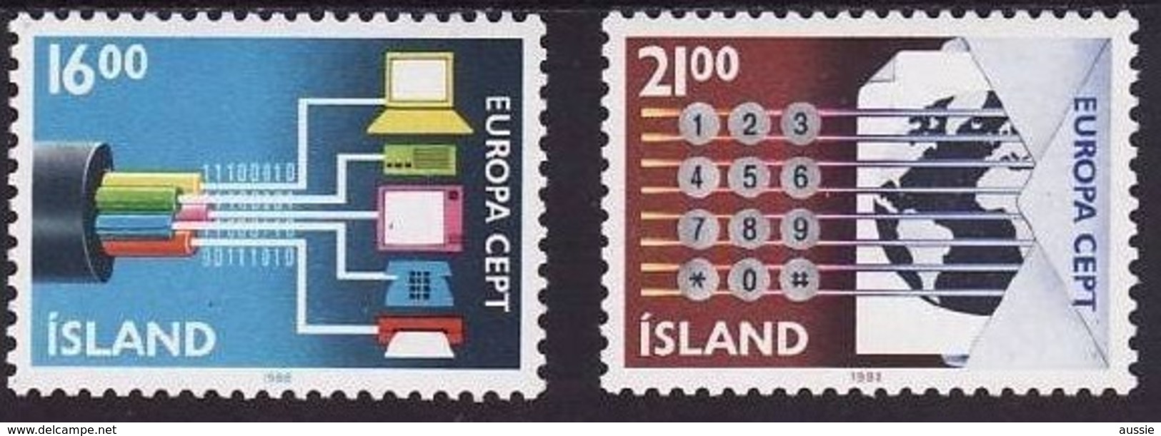 Cept 1988 Islande Iceland IJsland Yvertn° 635-36 *** MNH Cote 4,50 Euro - Neufs