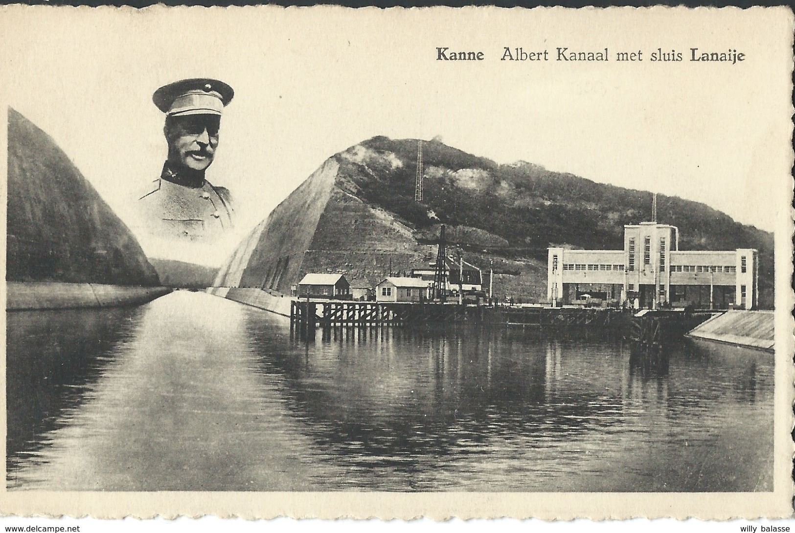 CPA Kanne Albert Kanaal Met Sluis Lanaije - Riemst