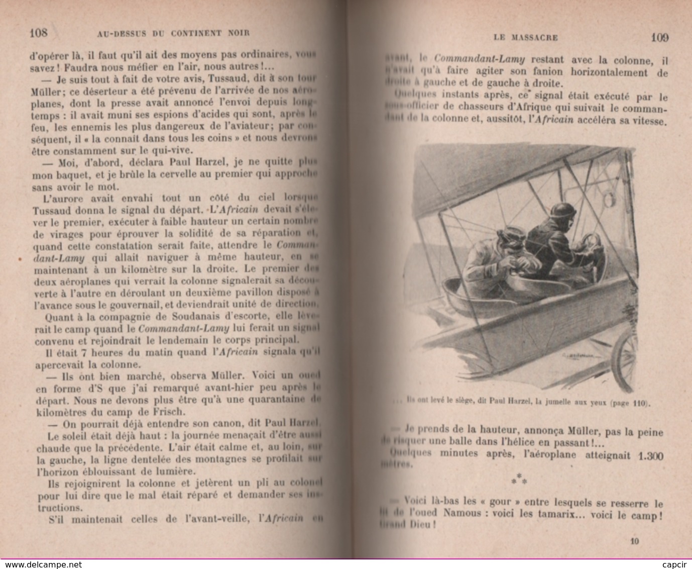 Aviation: ''Au-dessus Du Continent Noir''. (Livre De 1912). Auteur : Capitaine Danrit. (6 Scannes) - 1901-1940
