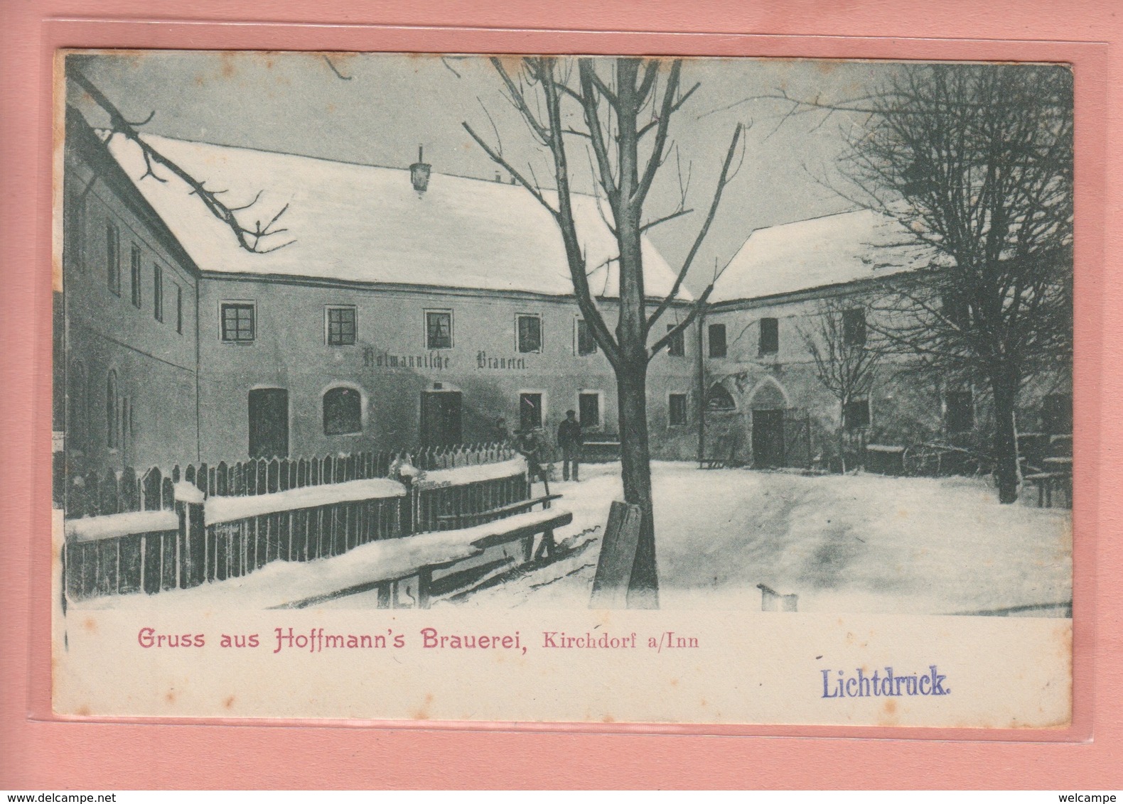 OLD POSTCARD  GERMANY - DEUTSCHLAND - BRAUEREI - BREWERY - HOFFMANN - KIRCHDORF - 1900'S - Sonstige & Ohne Zuordnung