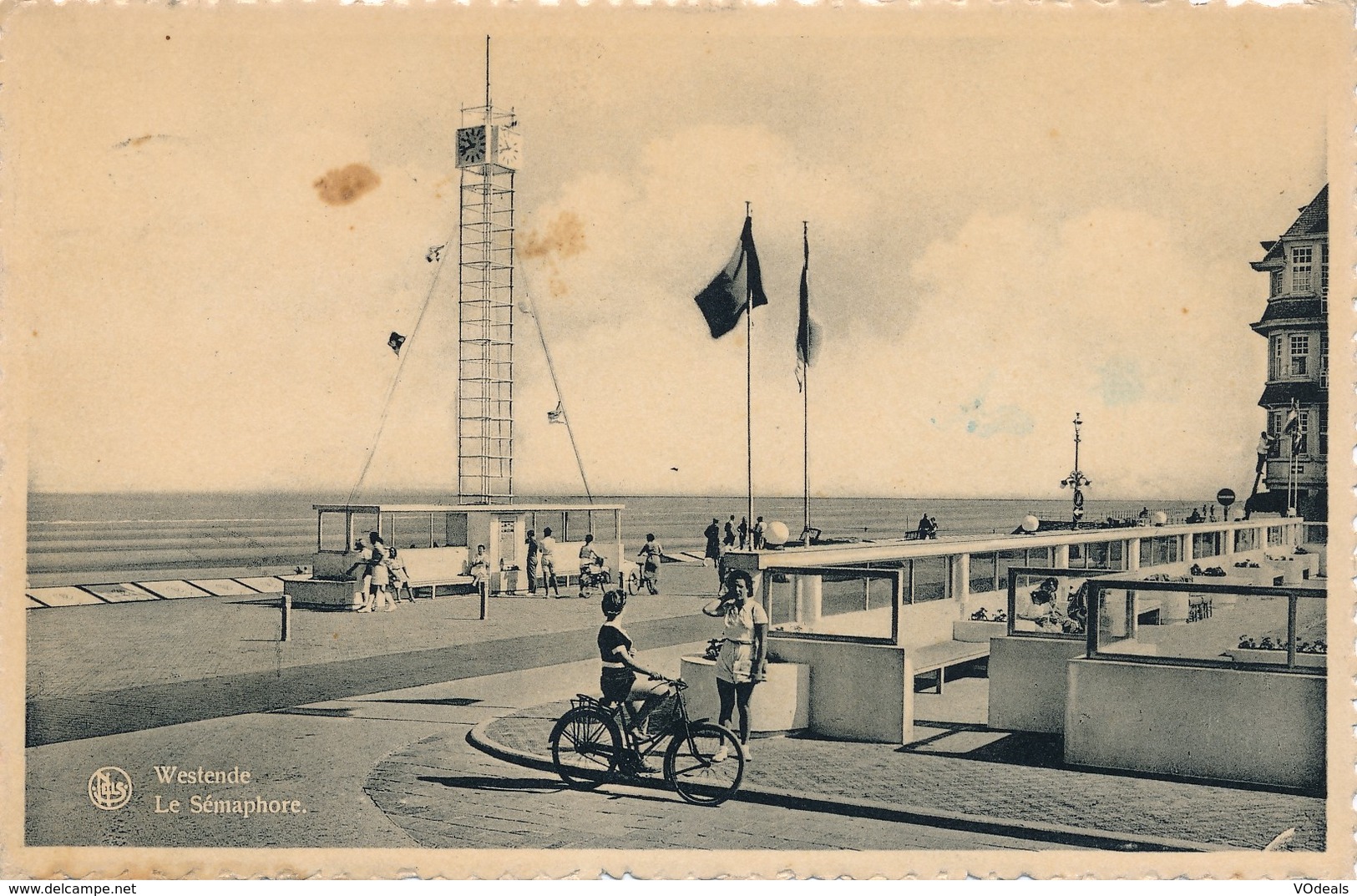 CPA - Belgique -  Flandre Occidentale - Westende - Le Sémaphore - Westende