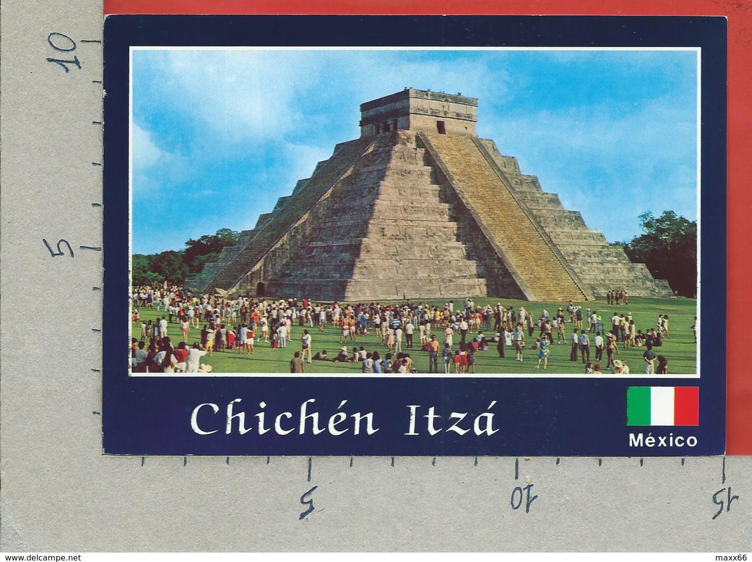 CARTOLINA VG MESSICO - CHICHEN ITZA El Asombroso Espectaculo Natural Del Equinoccio En El Castillo - 10 X 15 - ANN. 1997 - Messico