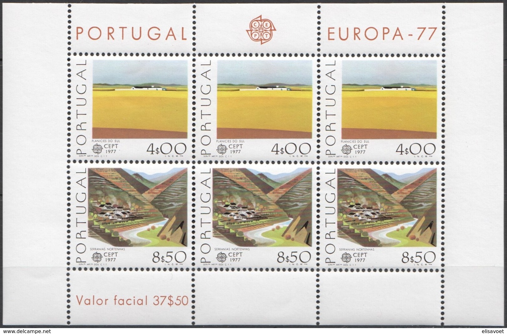 Portugal  1977 Yvertn° Bloc 20 *** MNH Cote 50,00 Euro Europa Cept - 1977