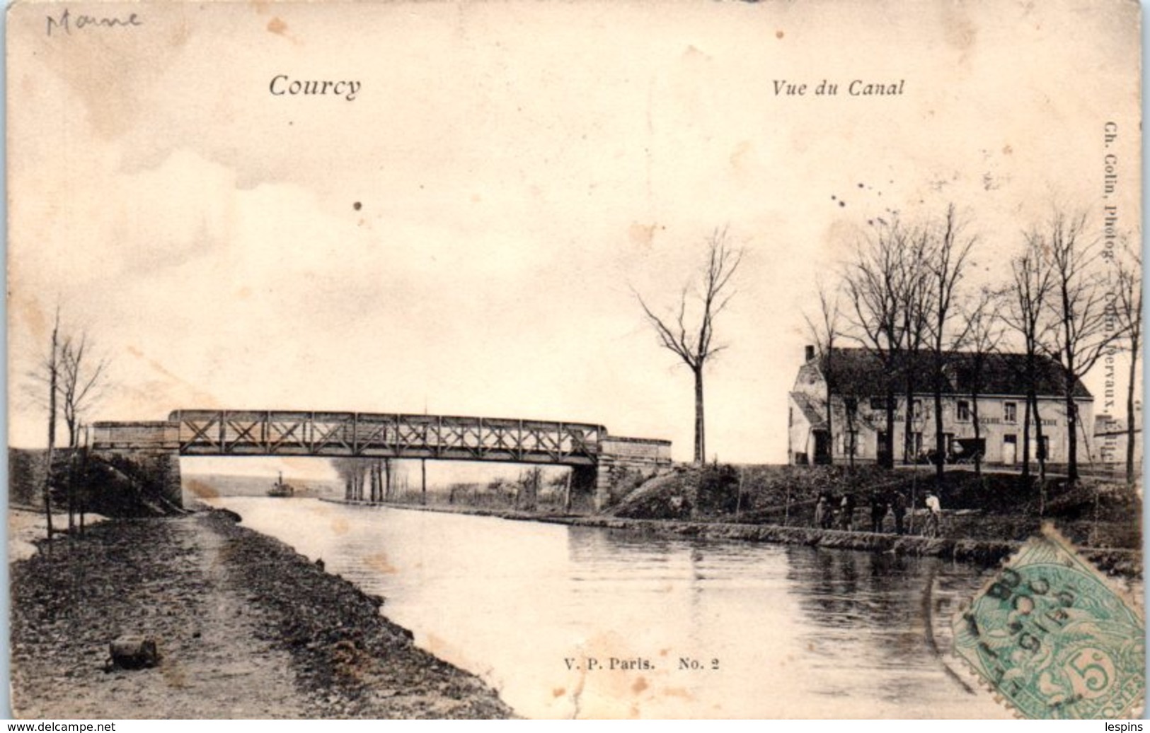 51 - COURCY --  Vue Du  Canal - Autres & Non Classés