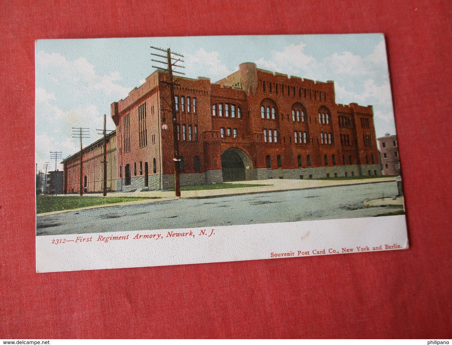 First Regiment Armory     Newark   New Jersey    Ref 3172 - Other & Unclassified