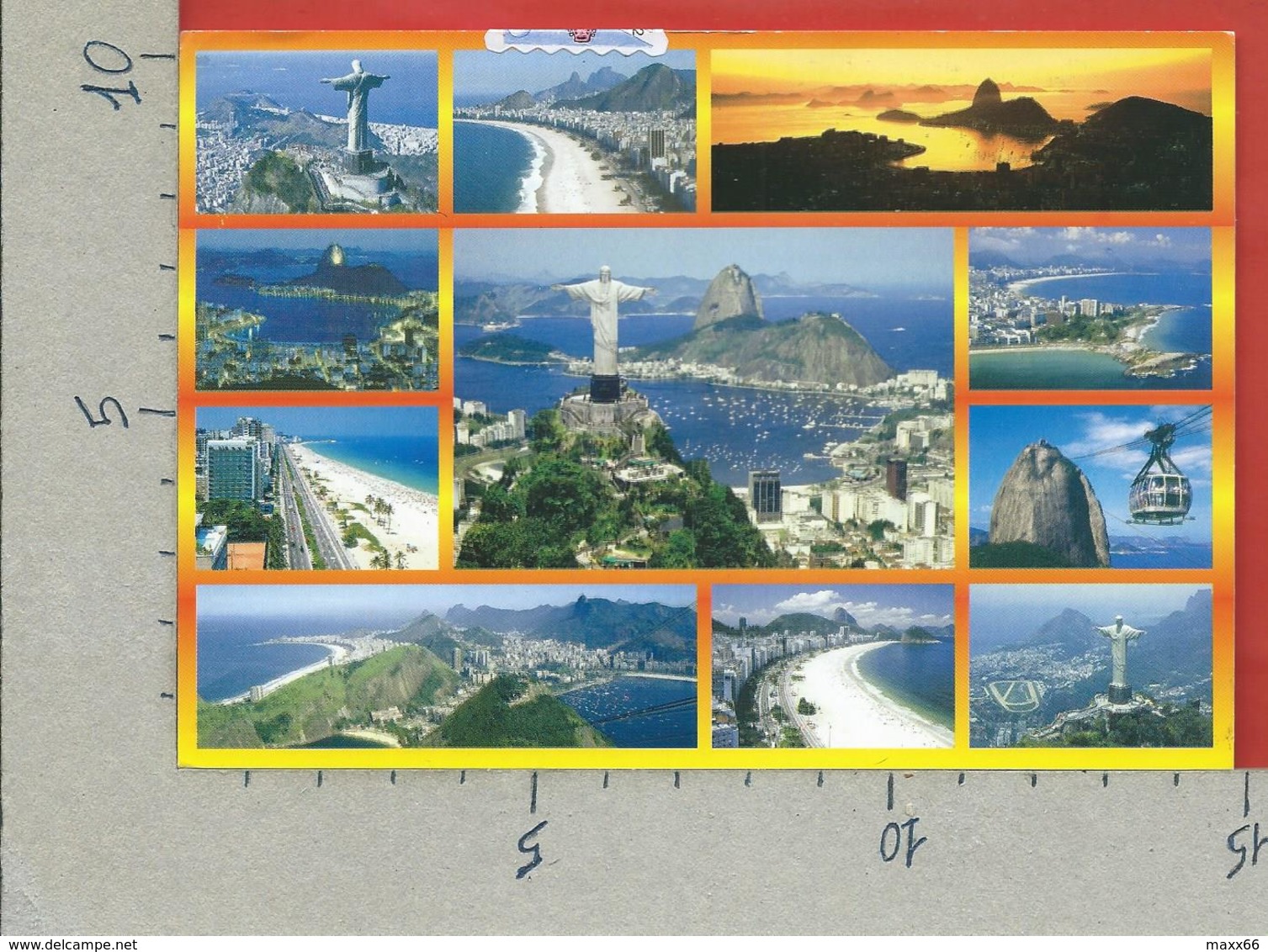 CARTOLINA VG BRASILE - RIO DE JANEIRO - Vedutine Multivue - 10 X 15 - ANN. 2005 - Rio De Janeiro