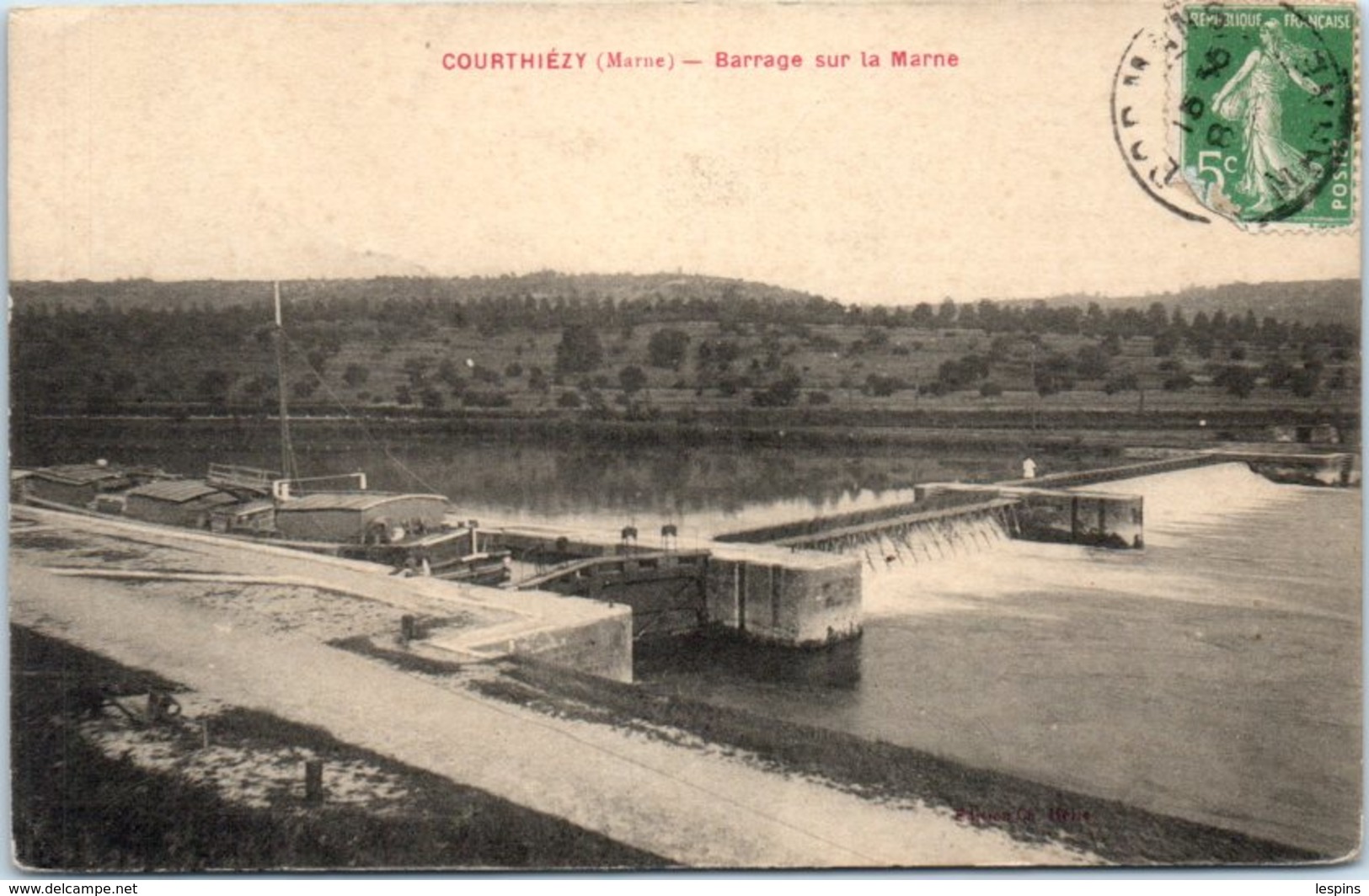 51 - COURTHIEZY -- Barrage De La Marne - Autres & Non Classés