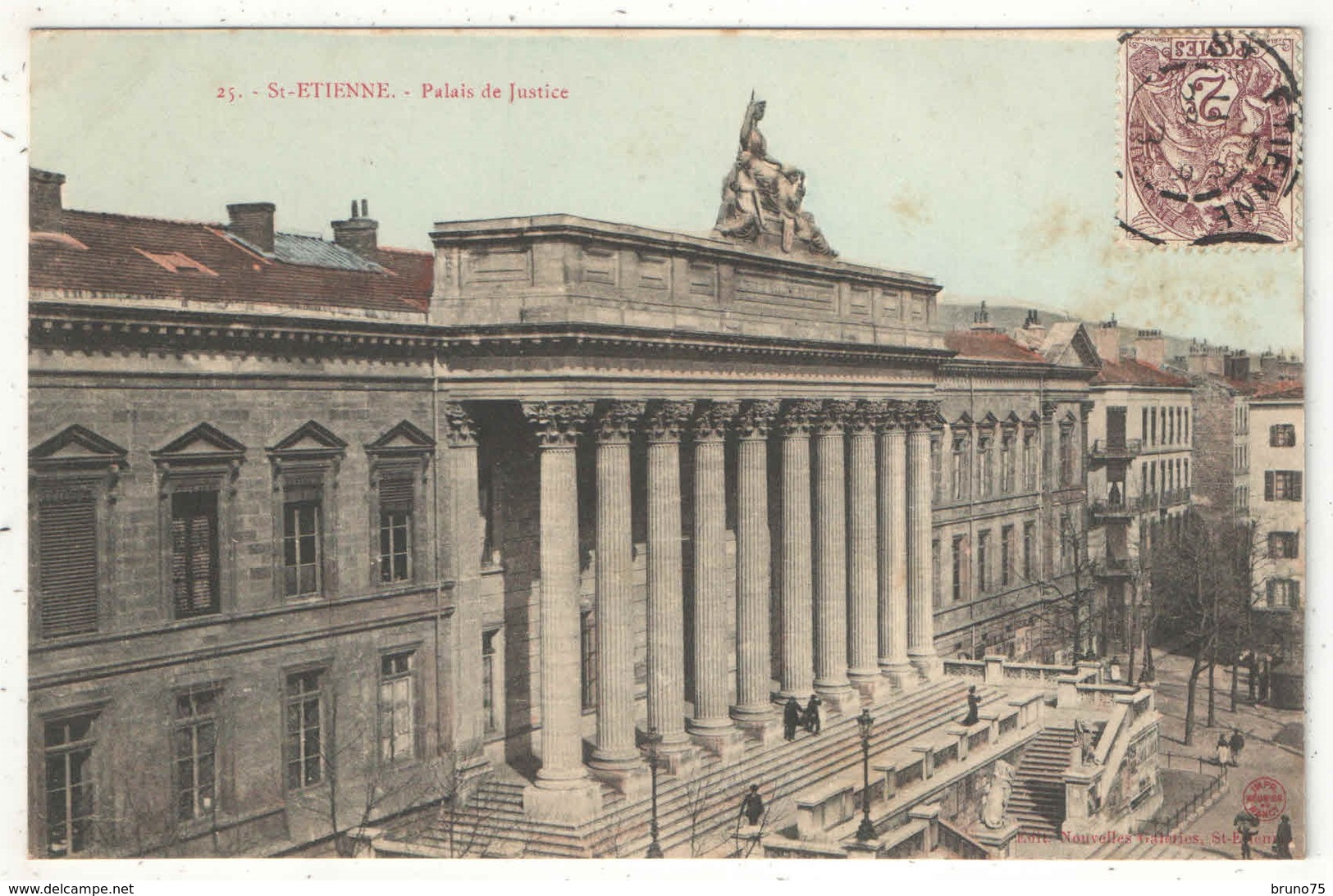 42 - SAINT-ETIENNE - Palais De Justice - NG 25 - 1908 - Saint Etienne