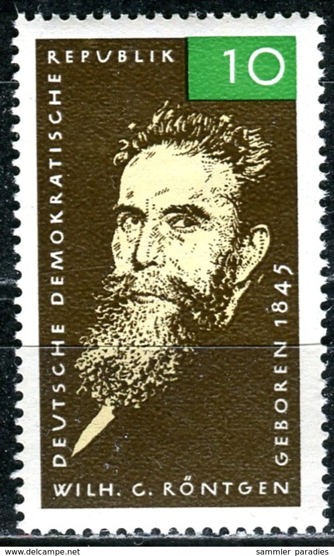 DDR - Mi 1096 - ** Postfrisch (C) - 10Pf  Wilhelm Röntgen - Ungebraucht