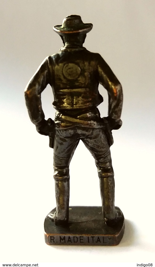 Metal Berühmte Westmänner I : Sam Bass - R. MADE ITALY Brüniert 40 Mm - Figurines En Métal