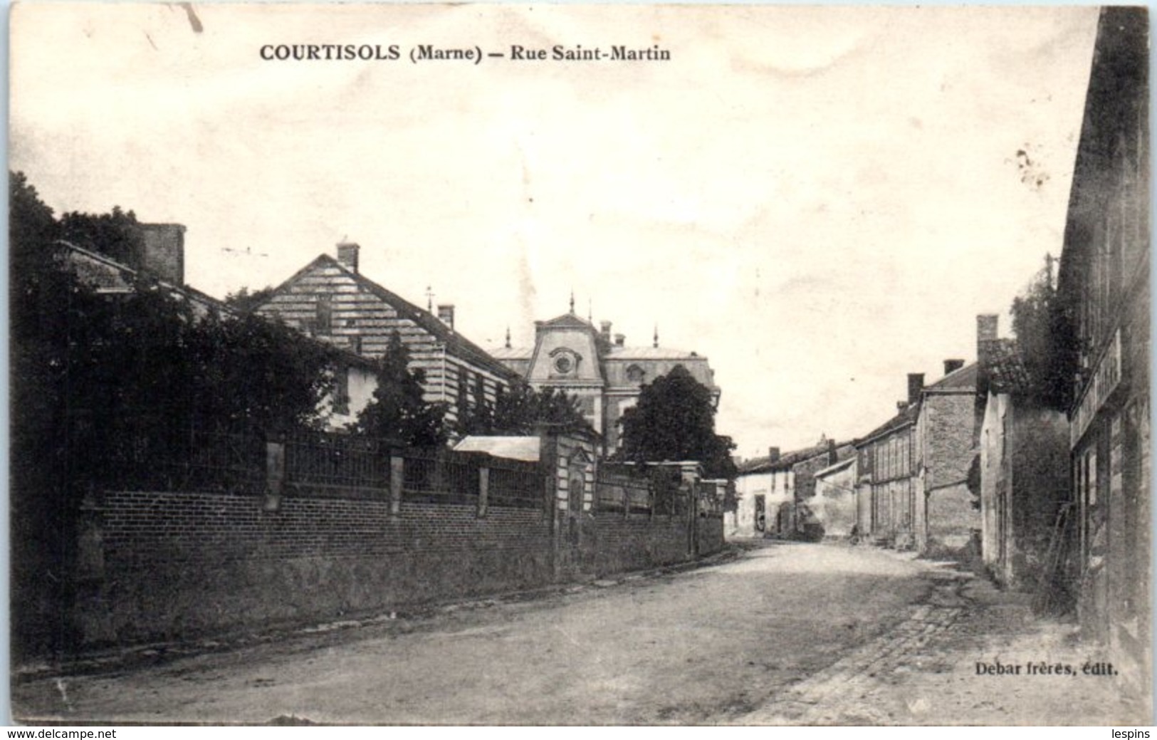 51 - COURTISOLS -- Rue St Martin - Courtisols