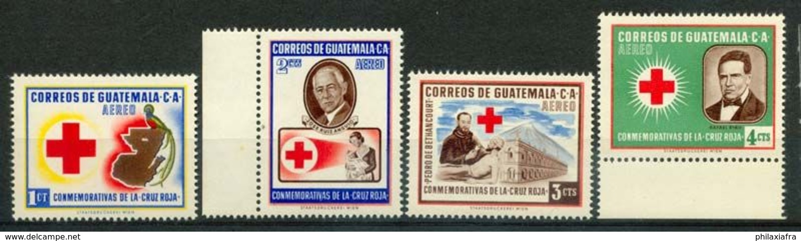 Guatemala 1958 Sc. C219 Neuf ** 100% Croix-Rouge, Cruz Roja - Guatemala