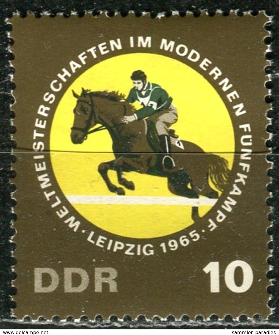 A07-17-8) DDR - Mi 1133 ✶✶ - 10Pf   WM Im Modernen Fünfkampf, Springreiten - Ungebraucht