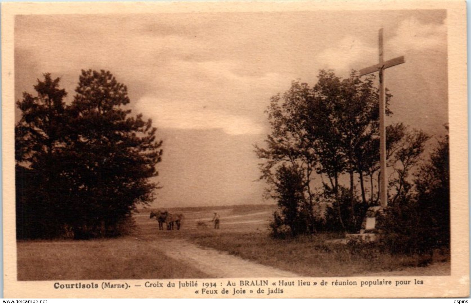 51 - COURTISOLS -- Croix Du Jubilé 1914 - Courtisols