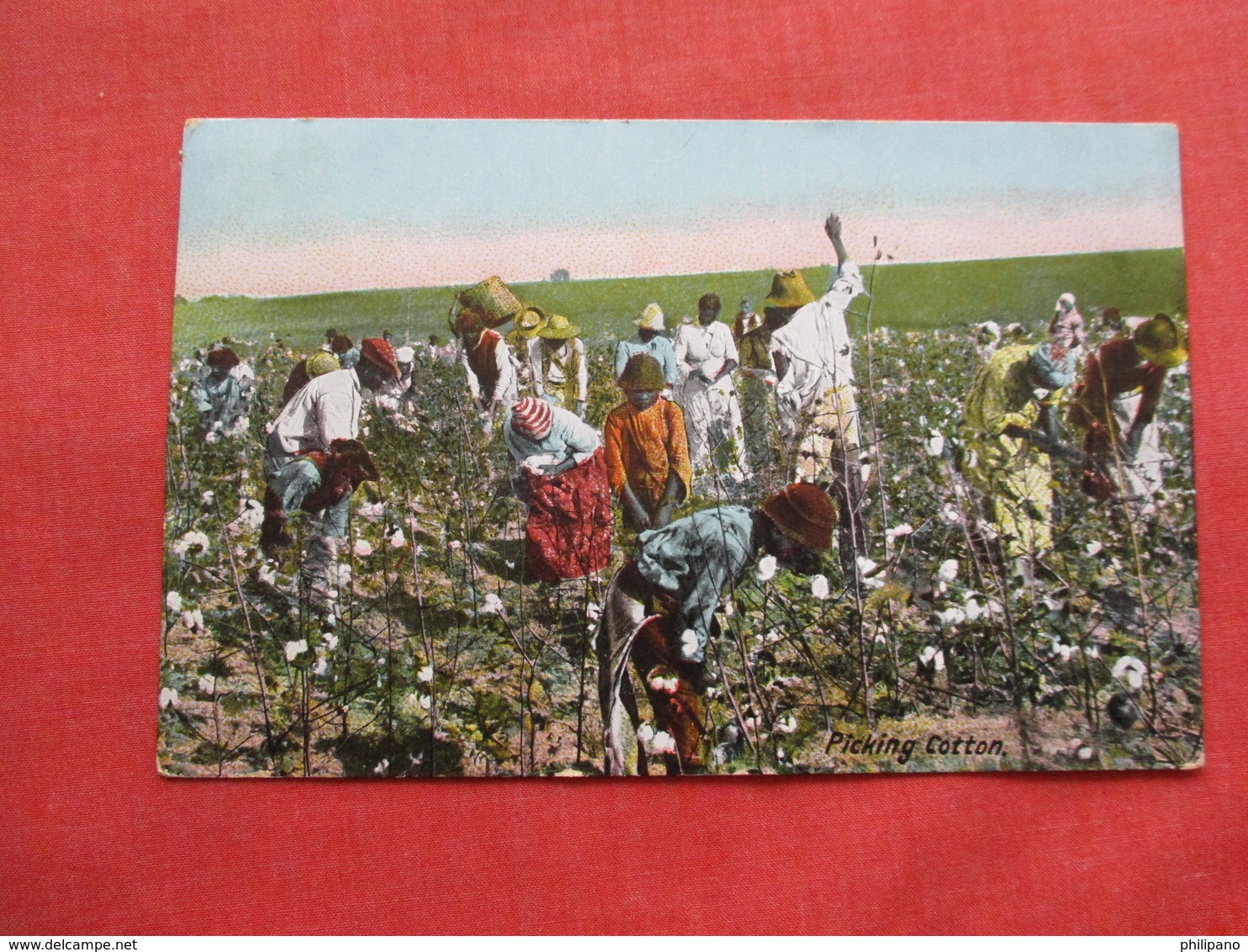 Picking  Cotton Black Americana      Ref 3173 R - Black Americana