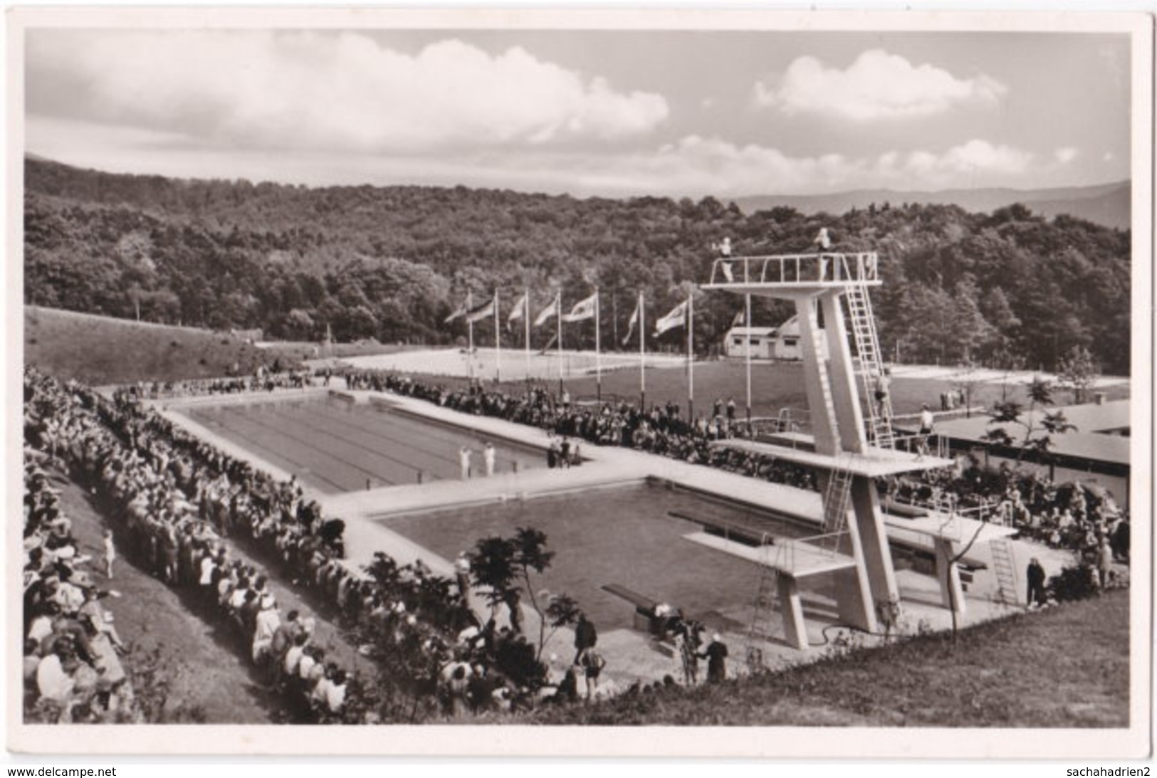 Pf. BADEN-BADEN. Schwimmstadion Hardbergbad - Baden-Baden