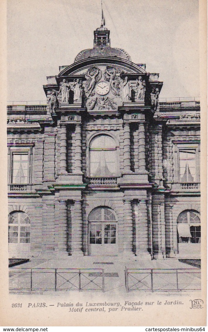 PARIS (75) - Palais Du Luxembourg - Façade Sur Le Jardin - ND 2631 - Andere Monumenten, Gebouwen