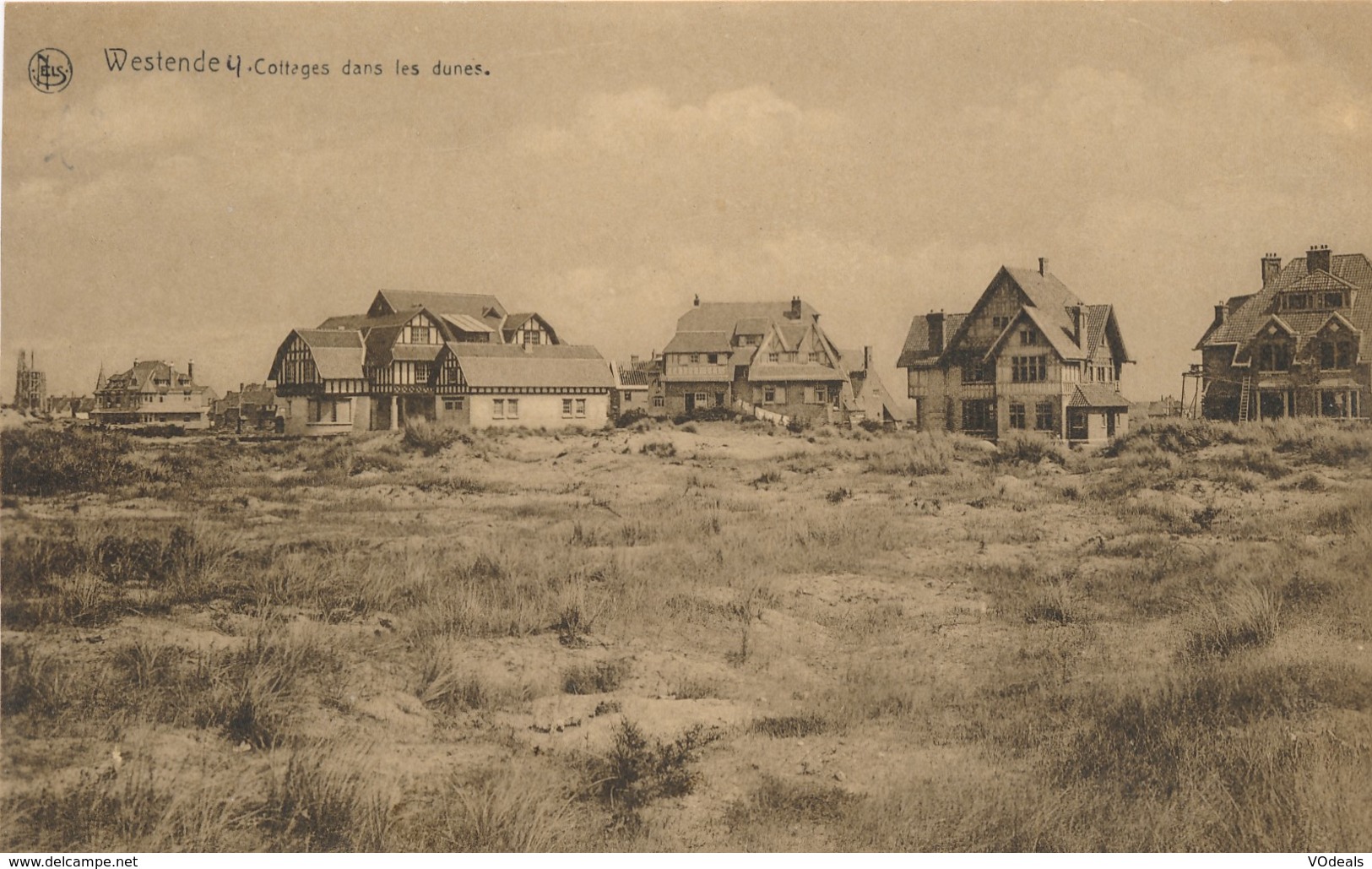 CPA - Belgique -  Flandre Occidentale - Westende - Cottages Dans Les Dunes - Westende