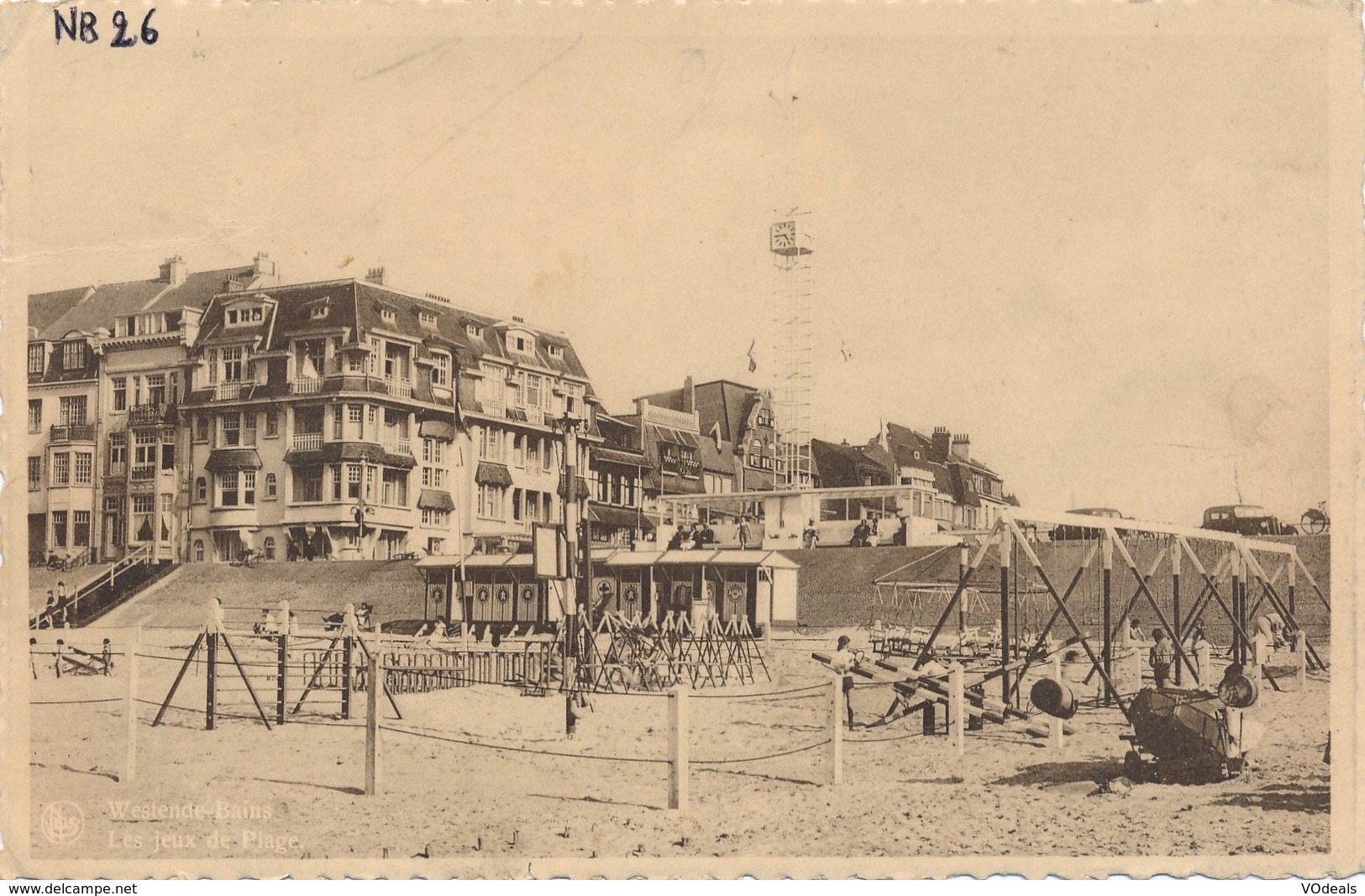 CPA - Belgique -  Flandre Occidentale - Westende - Les Jeux De Plages - Westende