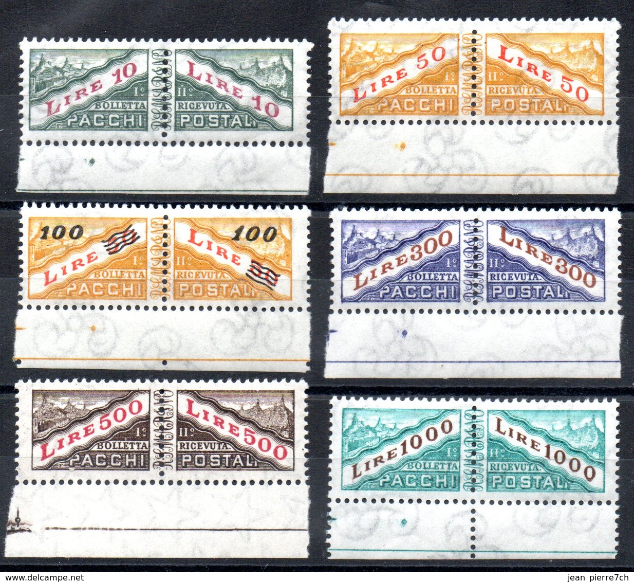 Saint-Marin  San Marino Paketmarken Diverse **, Auch Gute Werte - Paquetes Postales