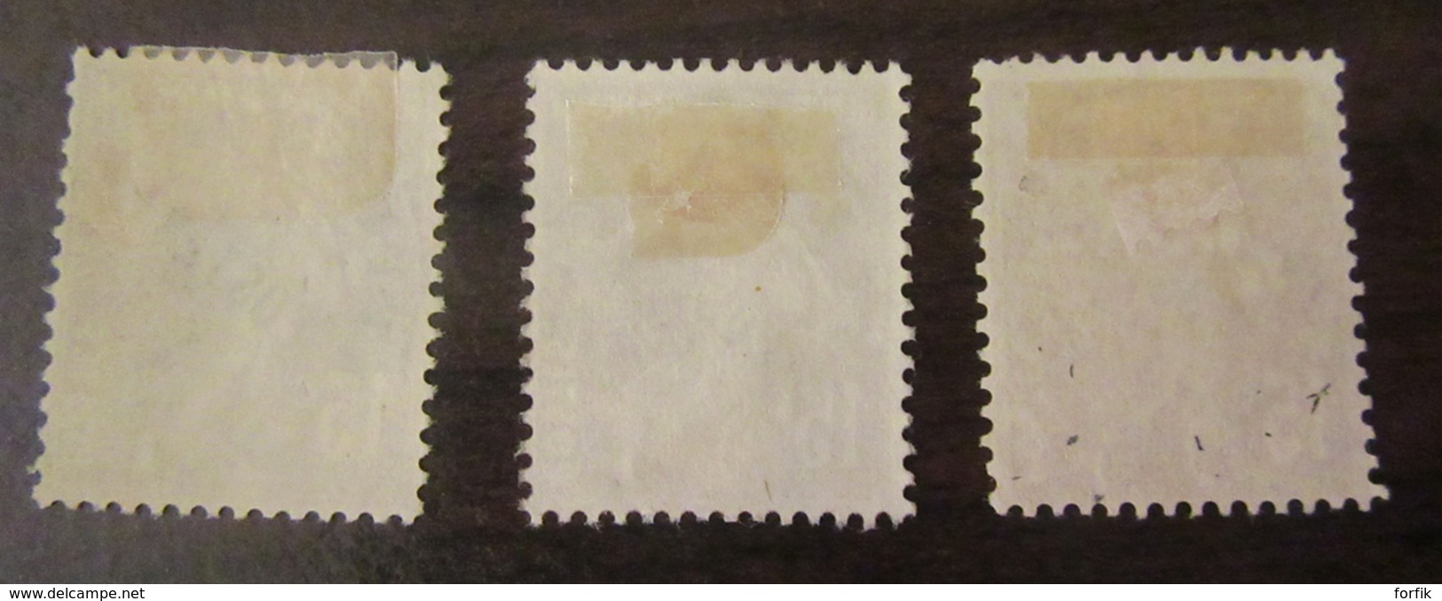 France - Lot de 31 timbres Semeuse Préoblitérés sur charnières dont multiples pour étude - Dont YT n°47 et 60