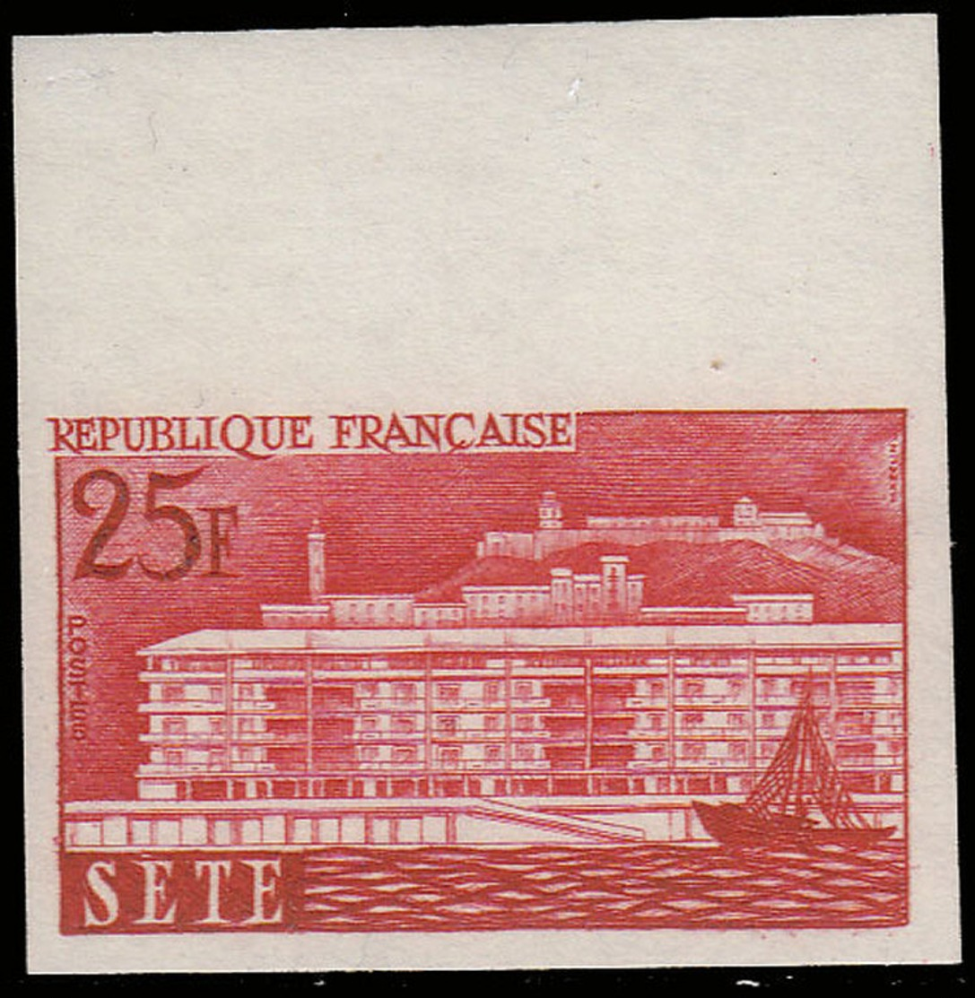 FRANCE Essais  1155 Essai En Vermillon, Bdf: Sète - Altri & Non Classificati