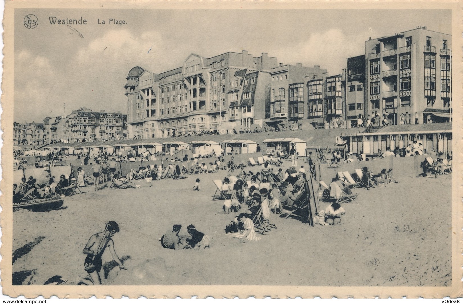 CPA - Belgique -  Flandre Occidentale - Westende - La Plage - Westende