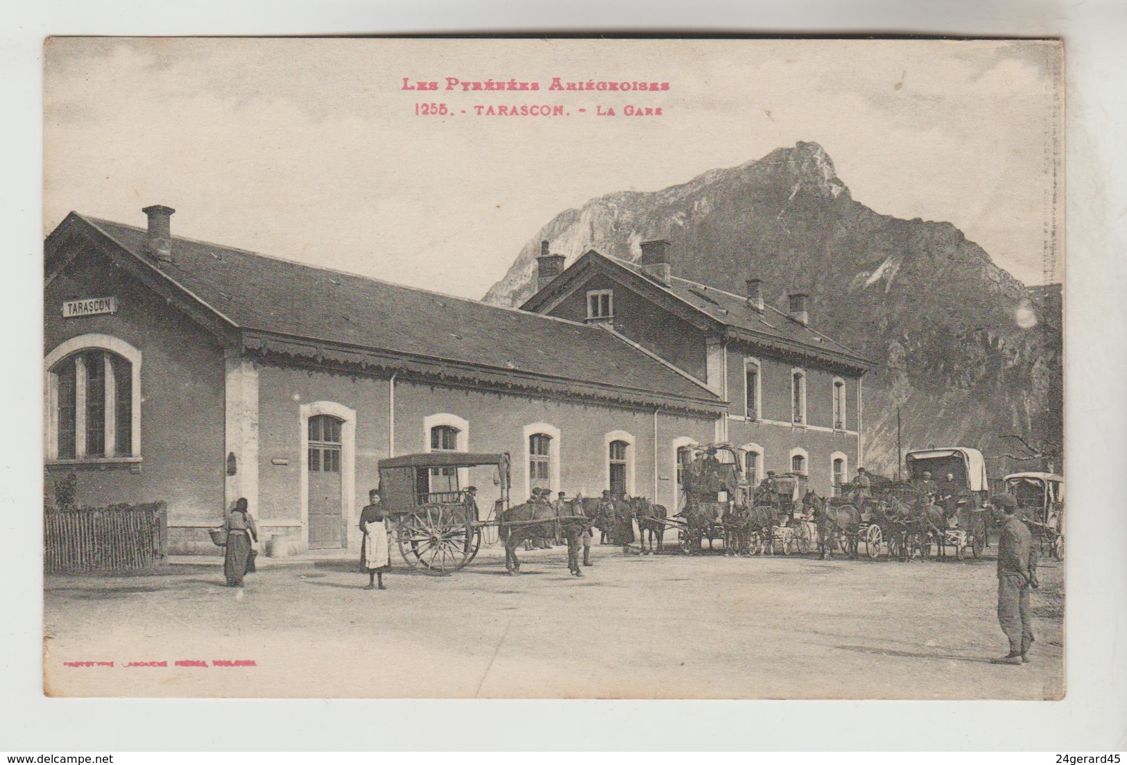 CPA TARASCON SUR ARIEGE (Ariège) - La Gare - Autres & Non Classés