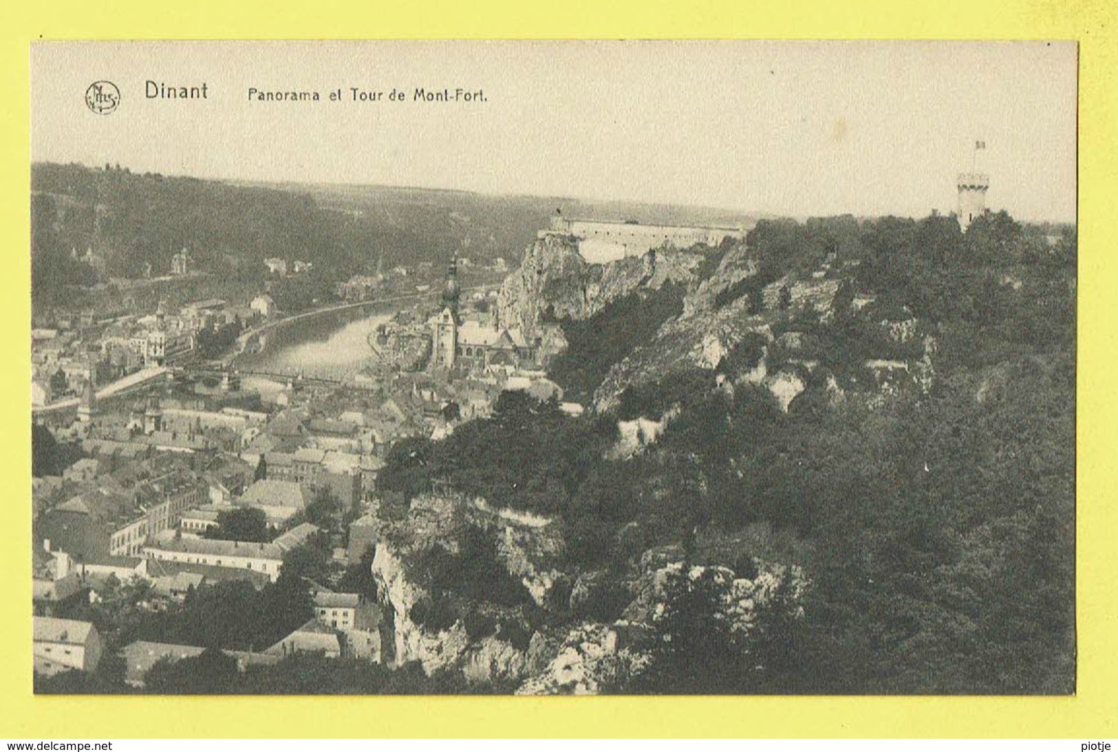 * Dinant (Namur - Namen - La Wallonie) * (Nels, Ern Thill) Panorama Et Tour De Mont Fort, Vue Générale, Citadelle, Rare - Dinant