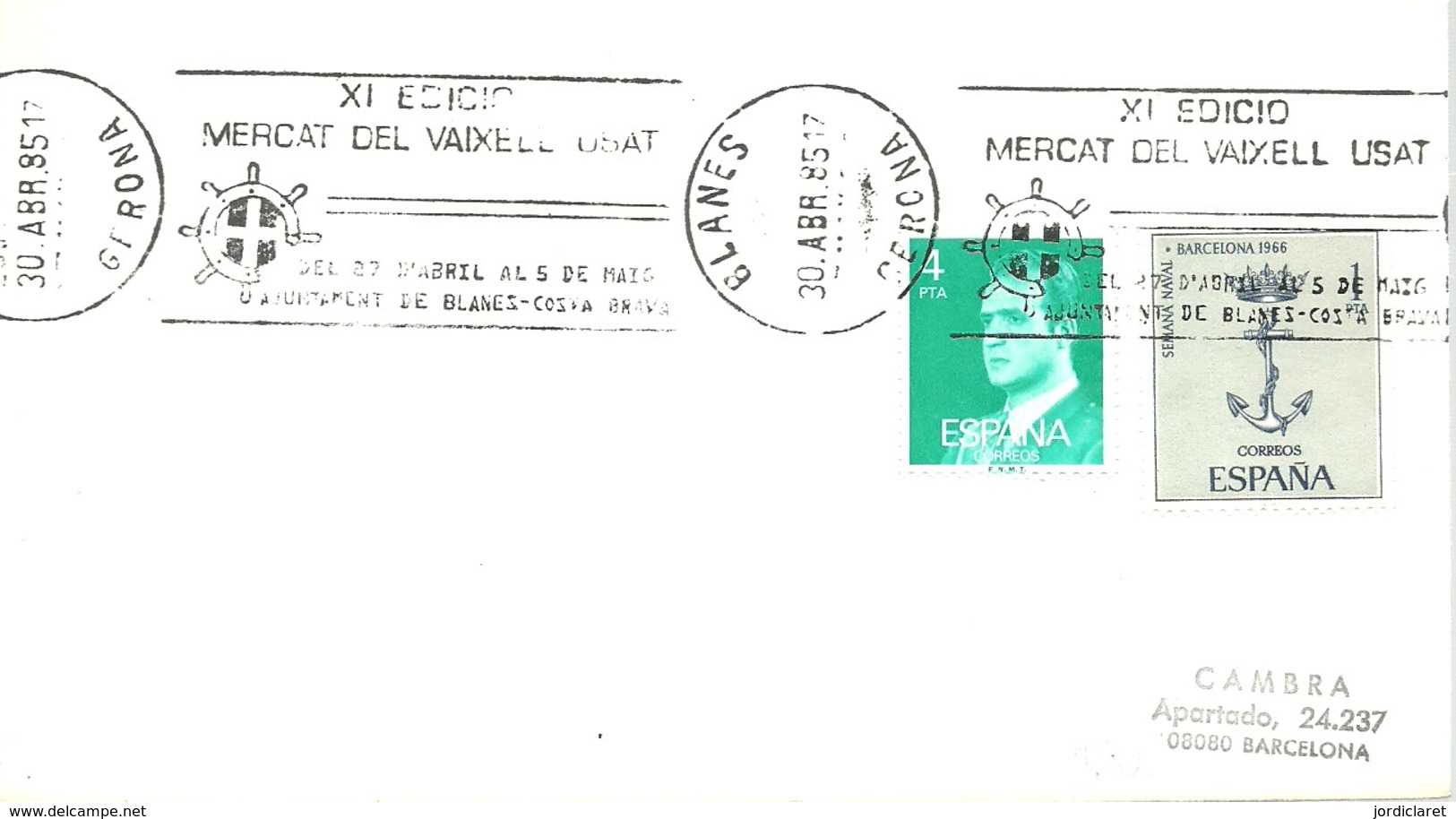 MATASELLOS BLANES 1985 - Cartas & Documentos