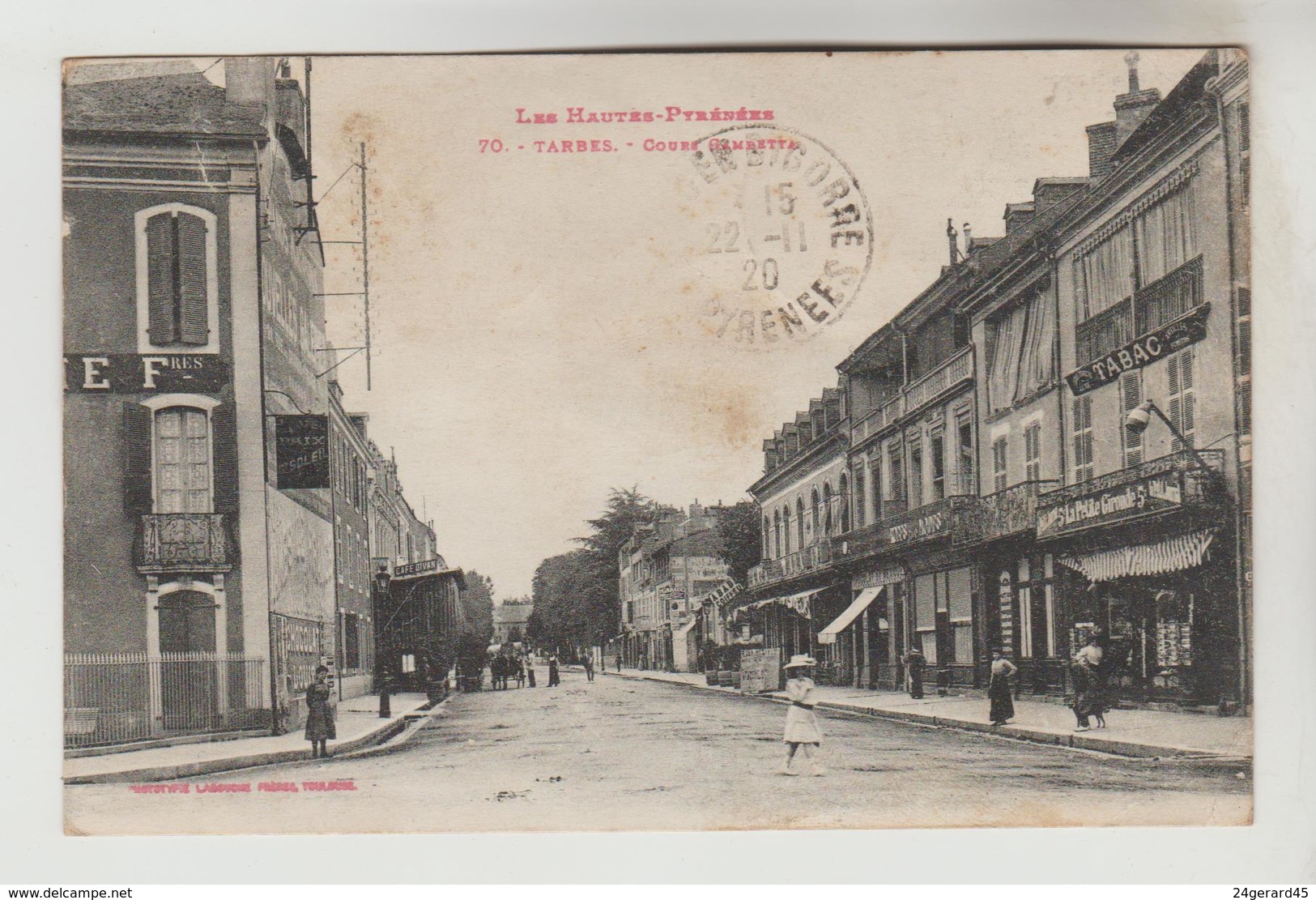 CPSM TARBES (Hautes Pyrénées) - Cours Gambetta - Tarbes